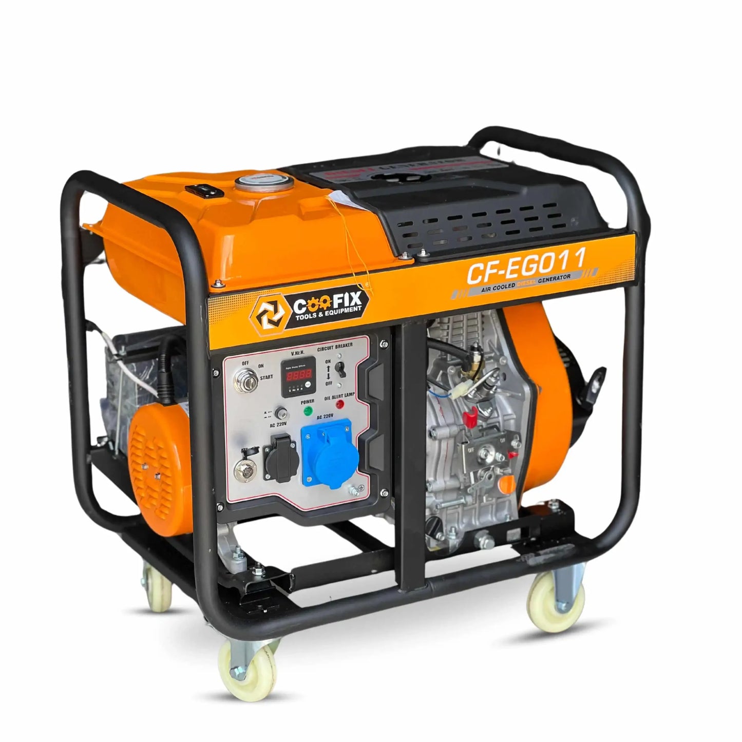 COOFIX დიზელი გენერატორი 6.5KW 220-240V CF-EG011 (იქოქება გასაღებით)