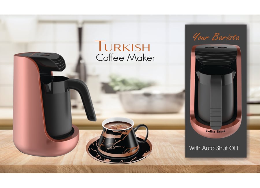 თურქული ყავის მადუღარა - FRANKO FCM-1184 (გათიშვის ფუნქციით)