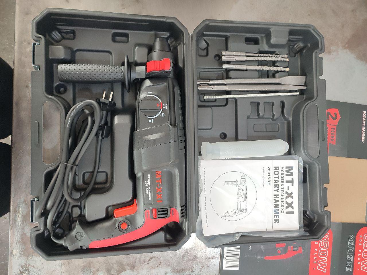 ელ.პნევმატური ბურღი (პერფორატორი) 850W - Modern Technics