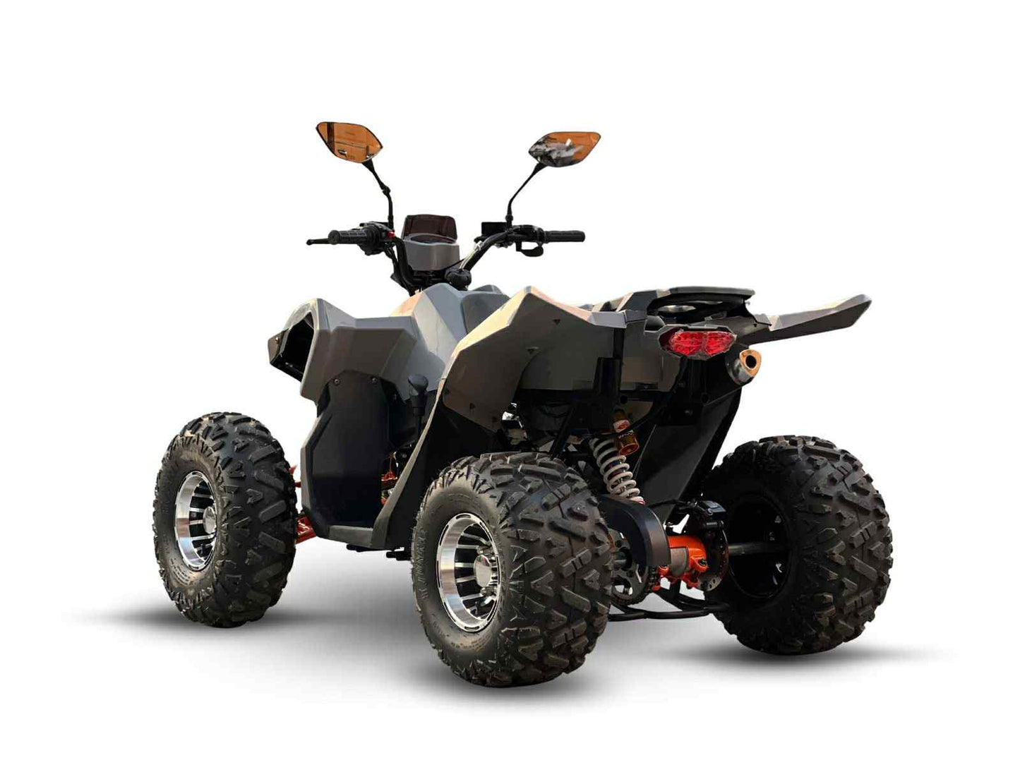 კვადროციკლი MODERN TECHNICS 125 კუბი ნაცრისფერი ალუმინის დისკებით