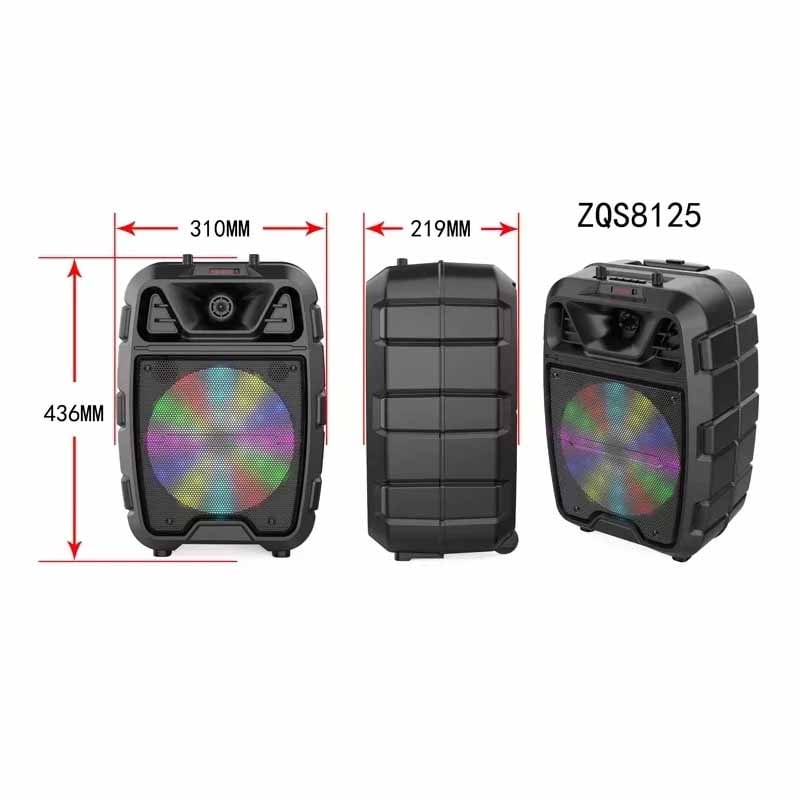 Bluetooth დინამიკი მიკროფონით და პულტით ZQS8125 UCO