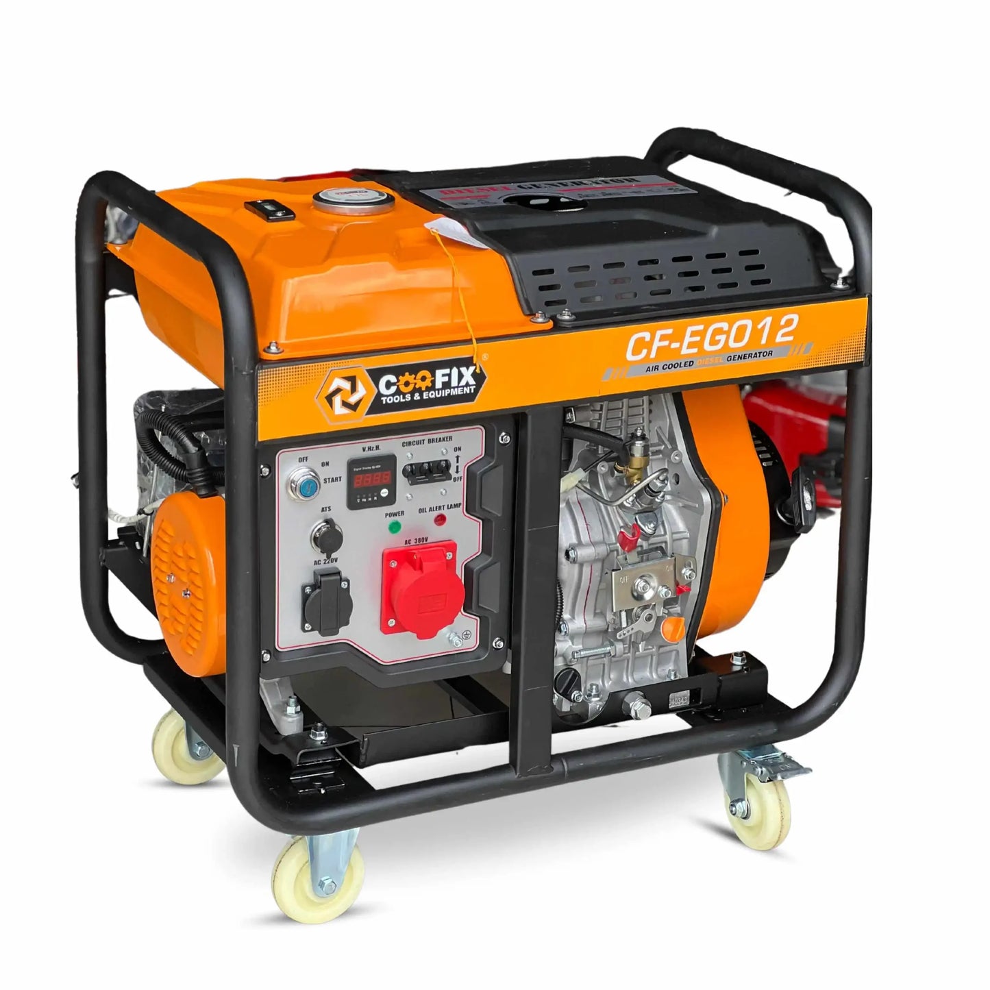 COOFIX გენერატორი დიზელზე 6.5KW 380V ATS CF-EG012 (იქოქება გასაღებით)