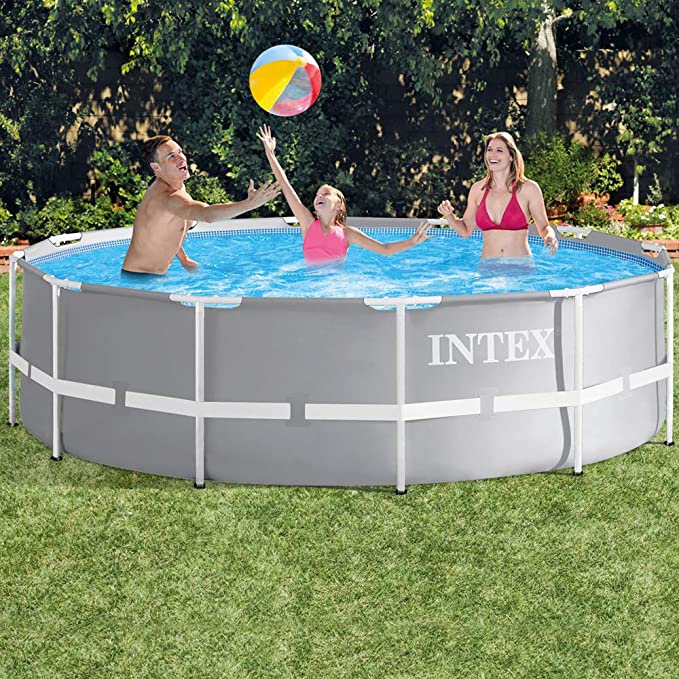INTEX 26720NP - აუზი კარკასული,მრგვალი 4.27m1.07cm;Ages 6+