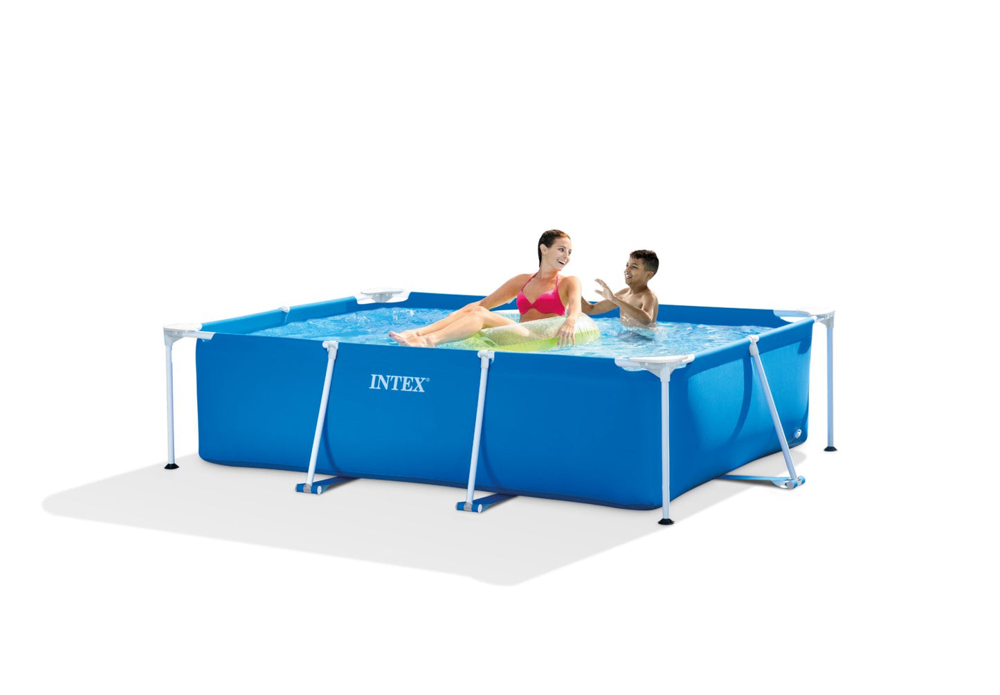 INTEX 28270NP კარკასული აუზი ოთკუთხედი 2.2x1.5x0.60მ