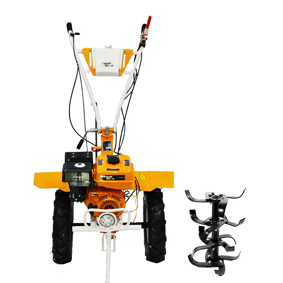 მოტობლოკი ROYAL TURBO RT1000BG 170F 7Hp ბენზ დ/რ მსხვილი ღერძით