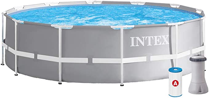 INTEX 26720NP - აუზი კარკასული,მრგვალი 4.27m1.07cm;Ages 6+
