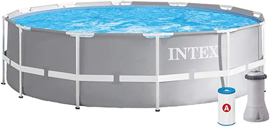 INTEX 26720NP - აუზი კარკასული,მრგვალი 4.27m1.07cm;Ages 6+