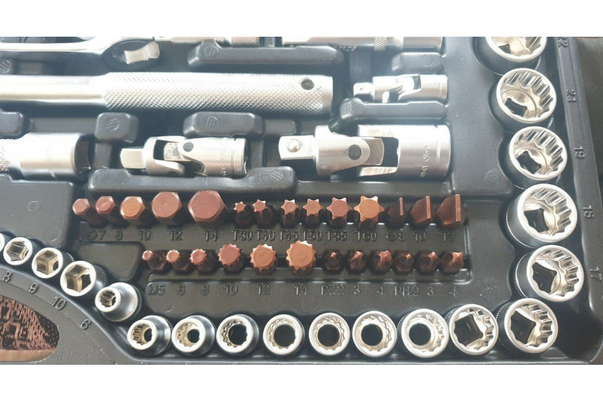 ხელსაწყოების ნაკრები FORSAGE F-41421-5 Premium 142 + 6ცალი