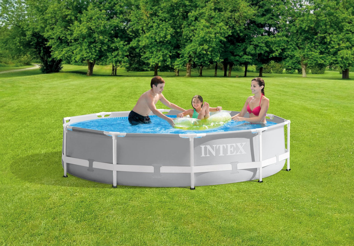INTEX 26700NP - აუზი კარკასული,მრგვალი 3.05mx76cm; Ages 6+
