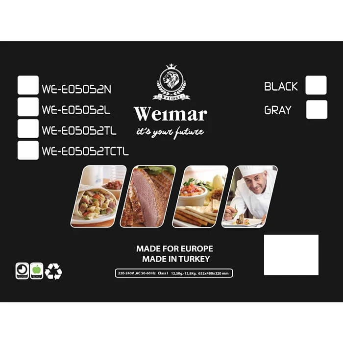 ელექტრო ღუმელი Weimar WE‑E05052N (Black)
