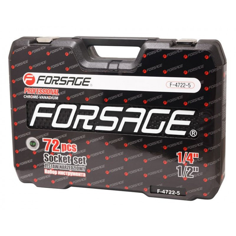 FORSAGE 72 ნაჭრიანი ინსტრუმენტების კომპლექტი
