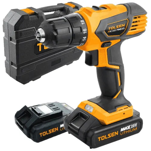 TOLSEN TOL1530-79033 ელექტრო სახრახნისი 20V