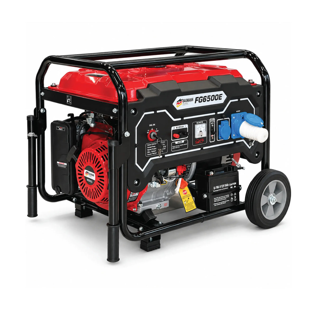 BAUMANN 5,5KW გენერატორი ბენზინზე  ელექტრო სტარტერით  FG6500E