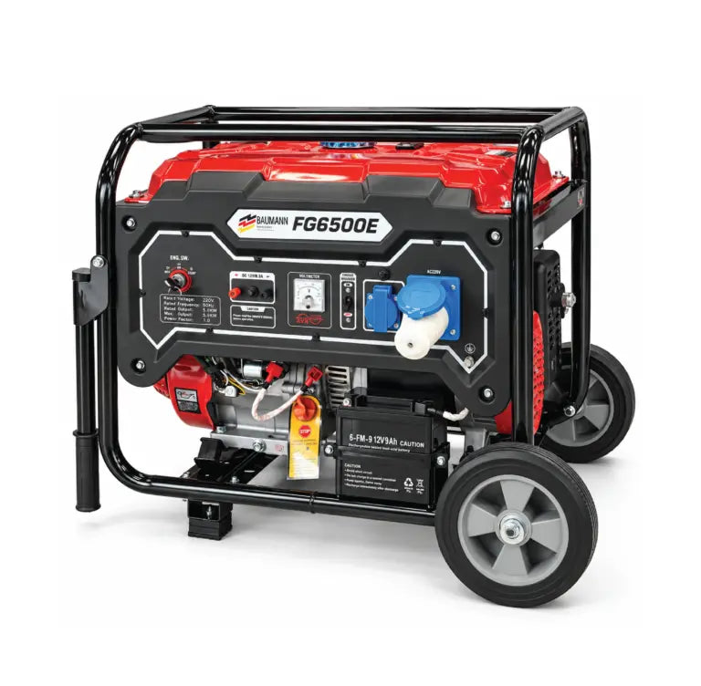 BAUMANN 5,5KW გენერატორი ბენზინზე  ელექტრო სტარტერით  FG6500E