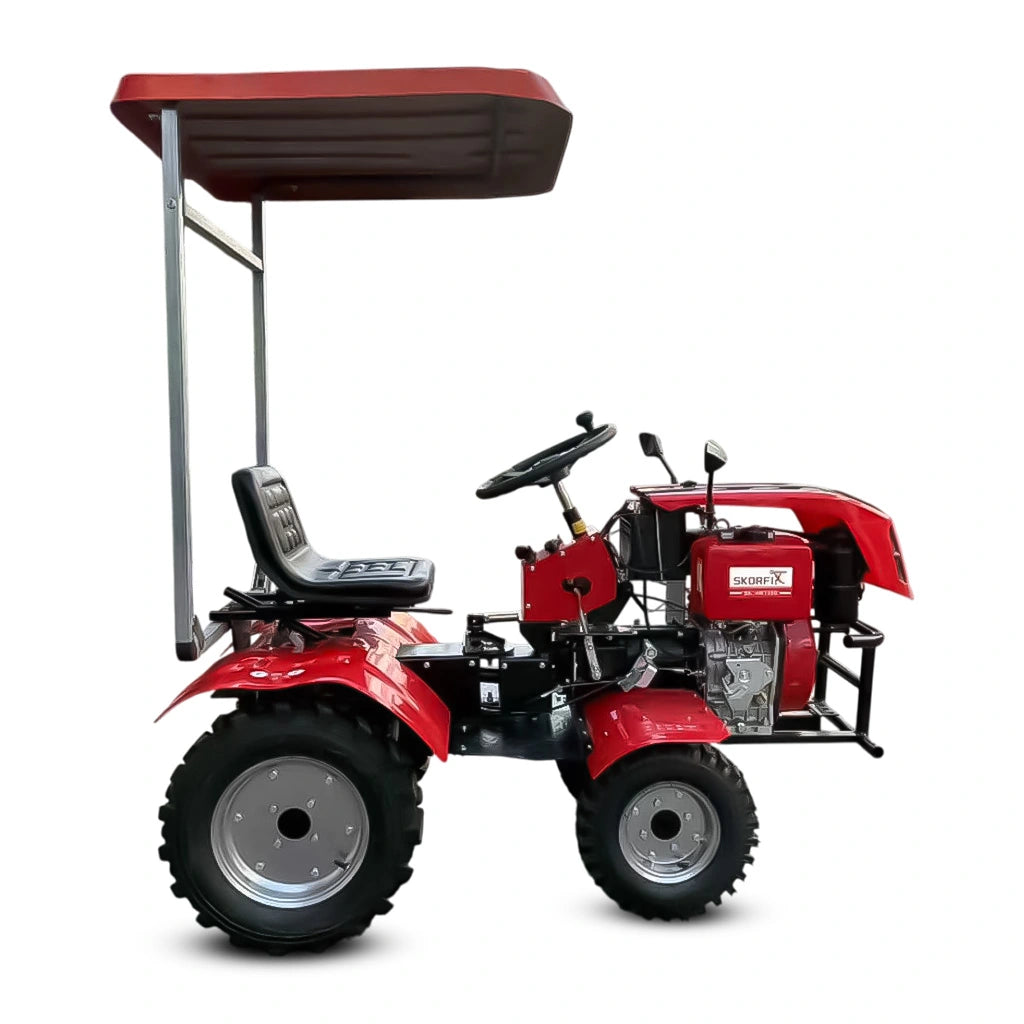 მოტობლოკი 4X4-ზე SKORFI დიზელზე 15 ცხ.ძ. ელ. სტარტერით და განათებით