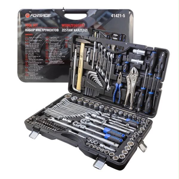 ხელსაწყოების ნაკრები FORSAGE F-41421-5 Premium 142