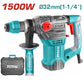 ელექტრო პერფორატორი TOTAL TH1153216 (1500 W, 950 RPM)